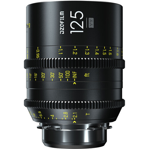 DZOFilm VESPID 125mm T2.1｜PL Mount 定焦電影鏡頭