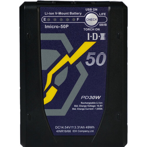 IDX IMICRO Battery｜迷你型 49Wh V-Mount 電池